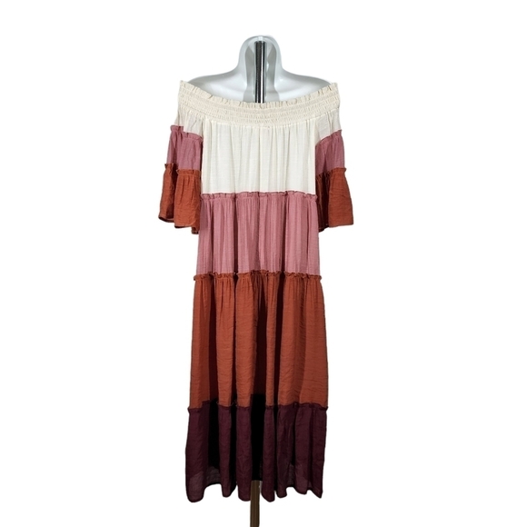 UMGEE BOHO OFF SHOULDER DRESS - Picture 2 of 8